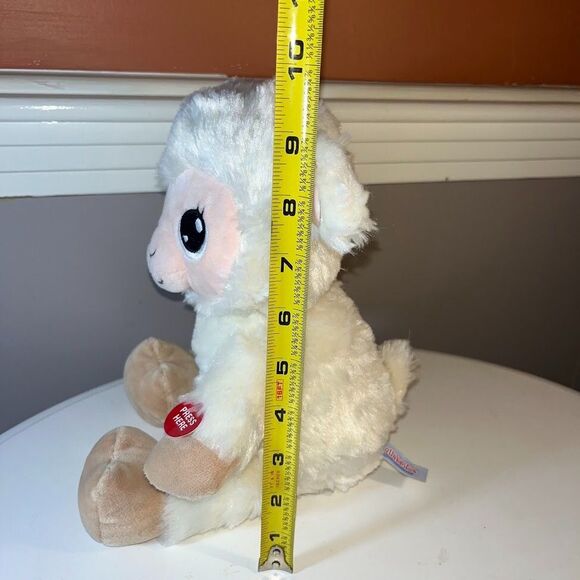 Lullabrites Musical Light Up Bedtime Sitting Lamb Stuffed Animal Plush Jay Play - Picture 9 of 13